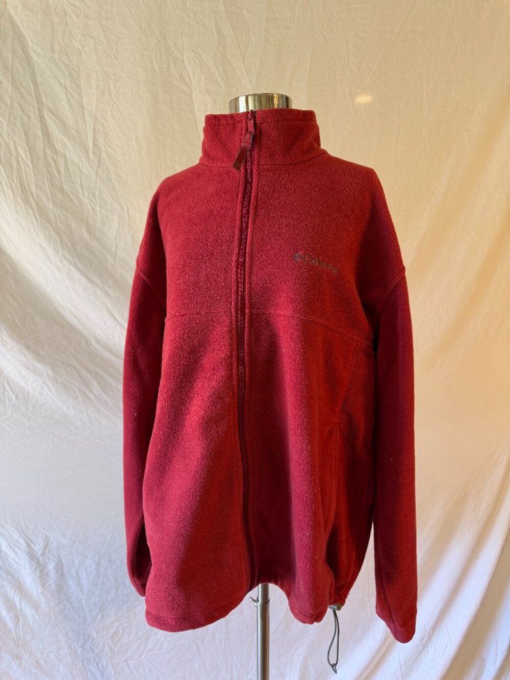 XXL Red Columbia Men's Zip Up